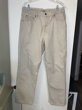 L.L. Bean Straight Men’s Jeans in Tan